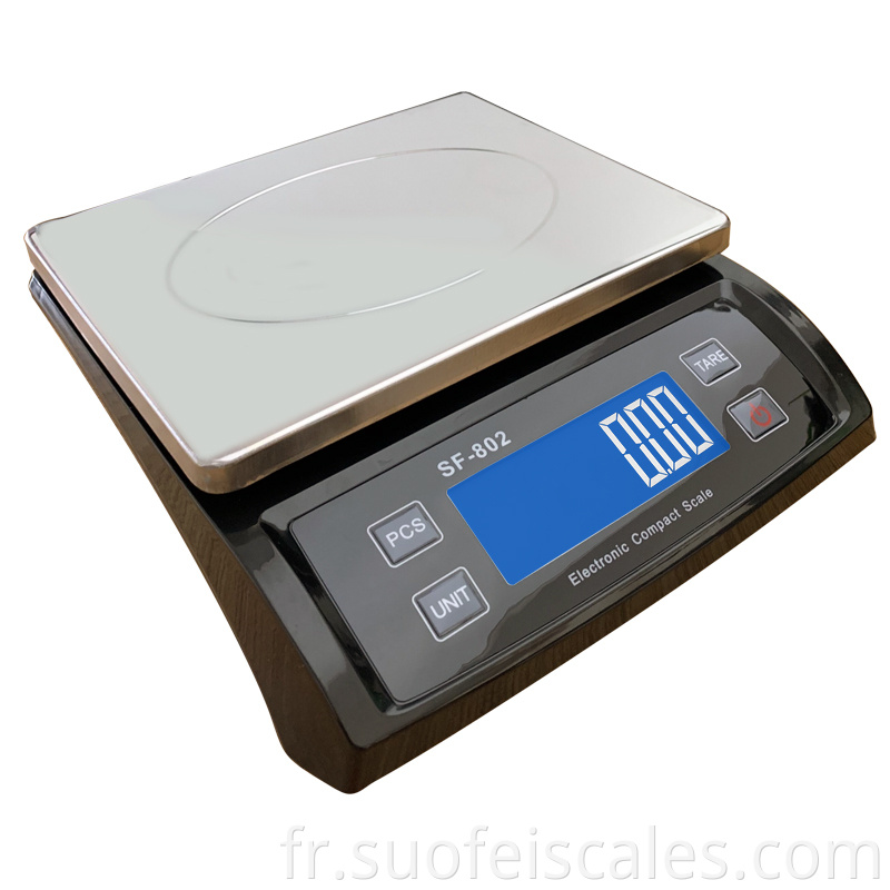 SF-802 30 kg 1 g Scale de package numérique Office de bureau de bureau